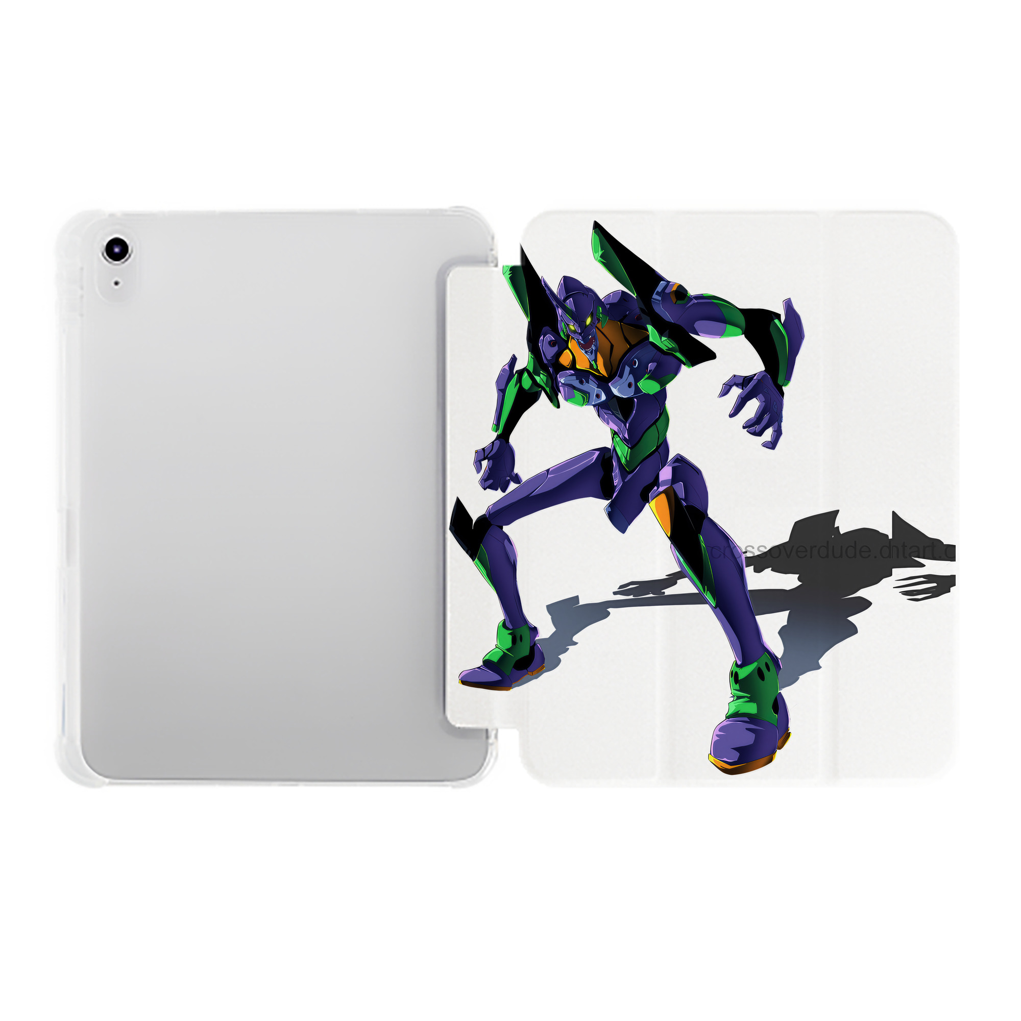 （画像用） EVA 新世紀エヴァンゲリオン IPad ケース ペン収納付き 三つ折りスタンド PUレザー×シリコン 対応機種9.5/10.5/10.9インチ